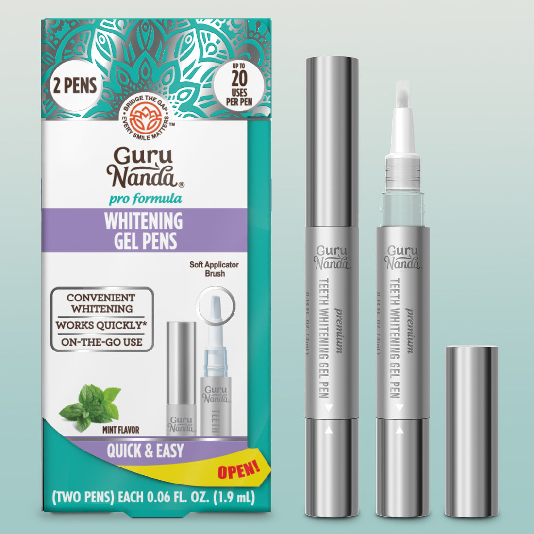 Bolígrafos de gel blanqueadores Pro Formula - 2 unidades