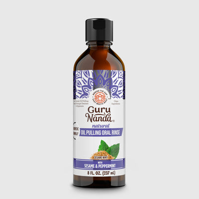 Huile de sésame et de menthe poivrée pour le bain de bouche - 227 g
