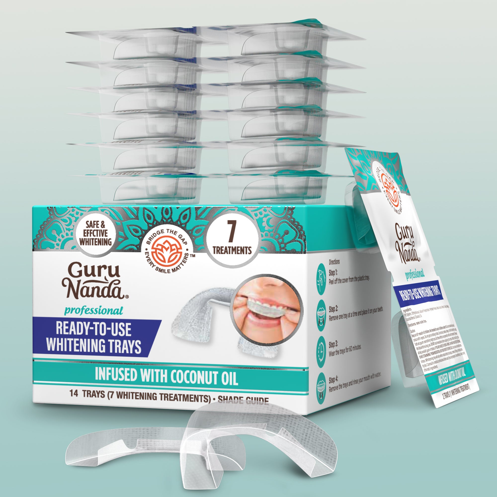 Professional Whitening Trays – 7 Treatments