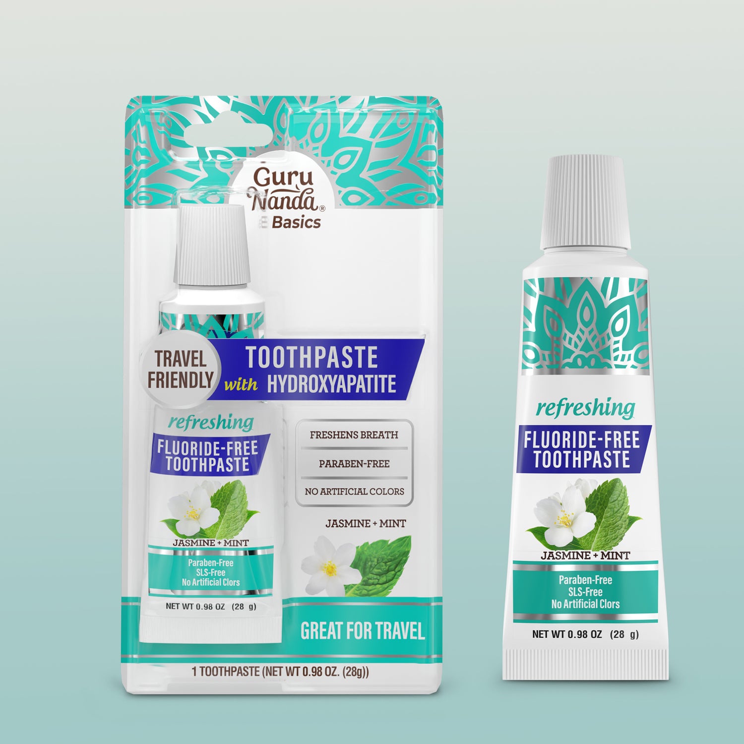 Hydroxyapatite Toothpaste, Jasmine Mint – 0.98 oz