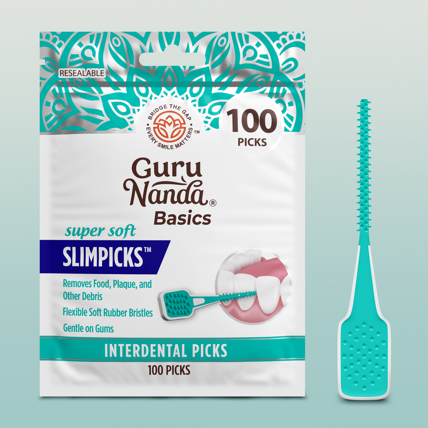 Super Soft Interdental Slimpicks – 100 Count