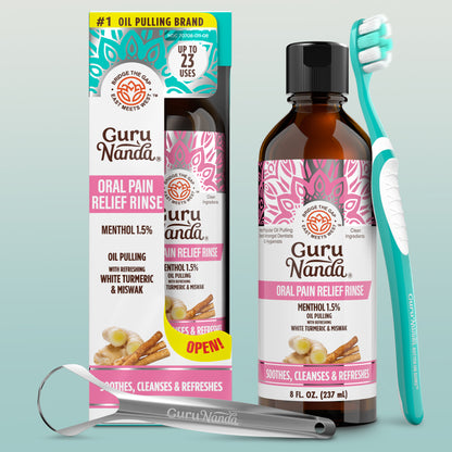 Oral Pain Relief Oil Pulling – 8 fl oz