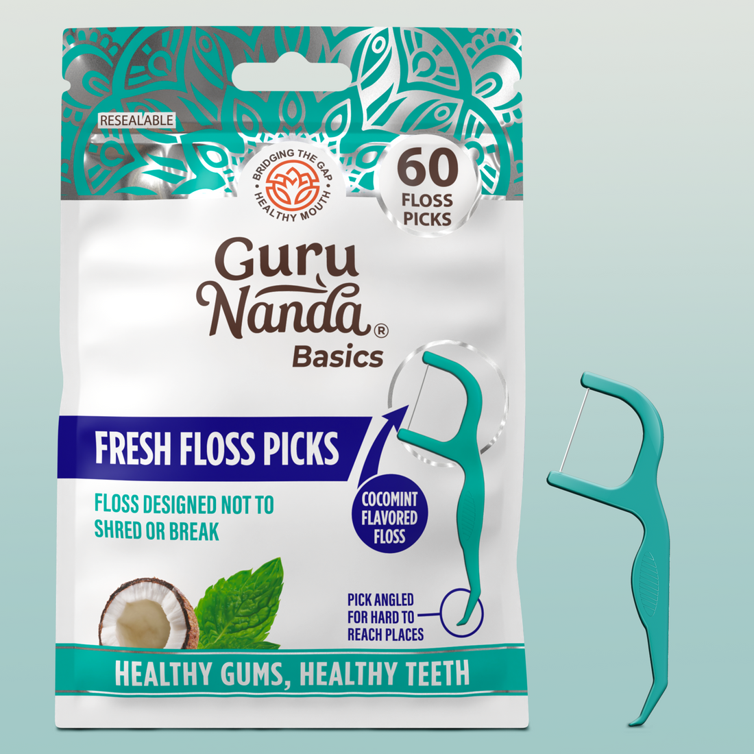 Fresh Floss Picks – 60 Count