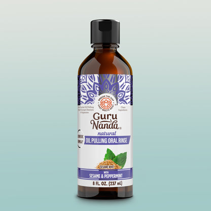 Huile de sésame et de menthe poivrée pour le bain de bouche - 227 g