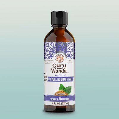 Huile de sésame et de menthe poivrée pour le bain de bouche - 227 g
