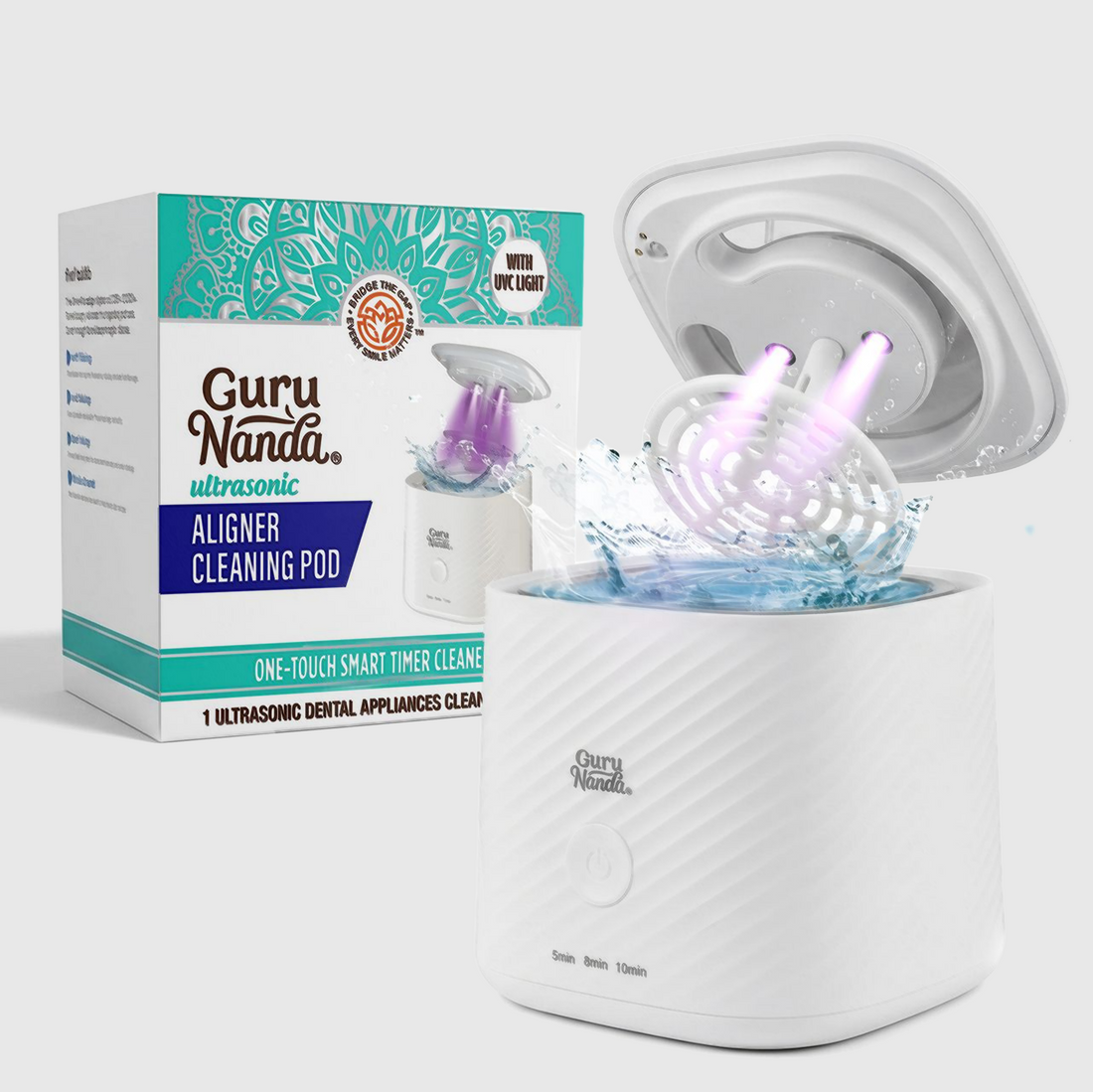 Cápsula de limpieza para retenedores y dentaduras postizas