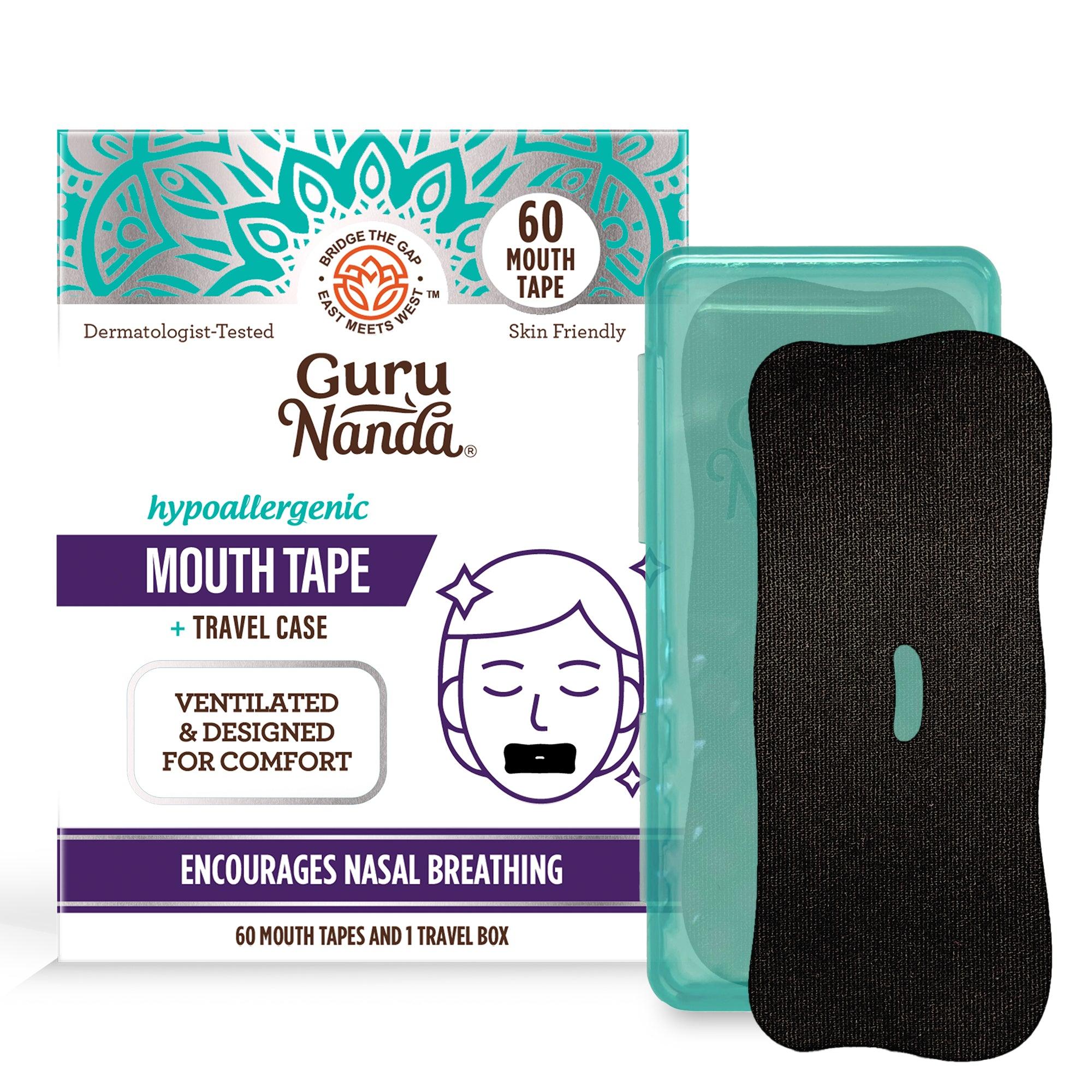 Mouth Tape with Travel Case - 60 Count