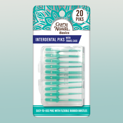 Interdental Picks with Travel Case – 20 Count