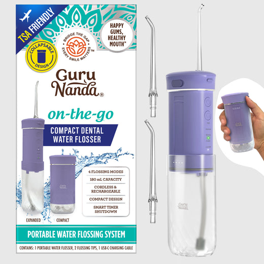Irrigador bucal compacto (180 ml) - Lavanda