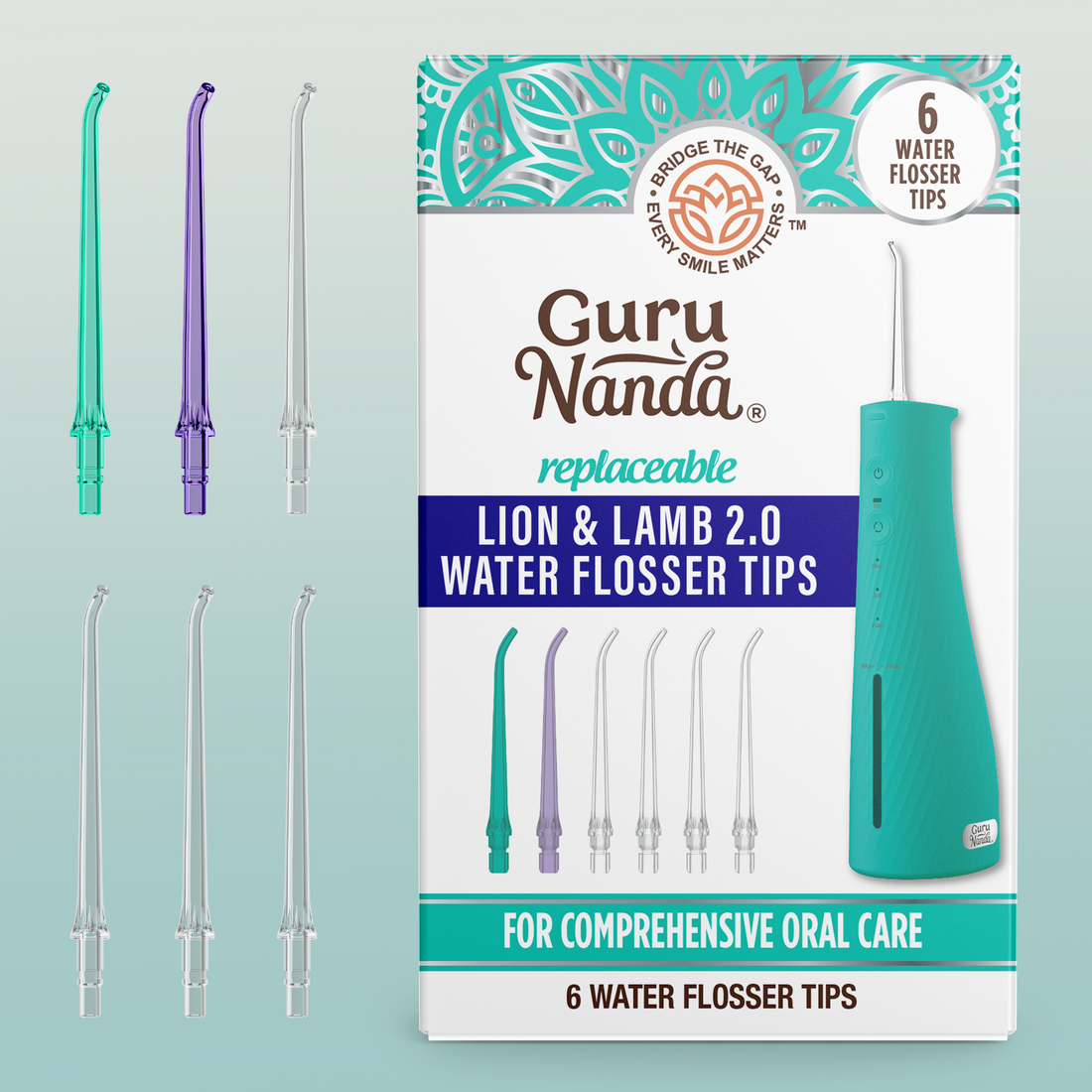 Lion &amp; Lamb 2.0 Replacement Water Flosser Tips
