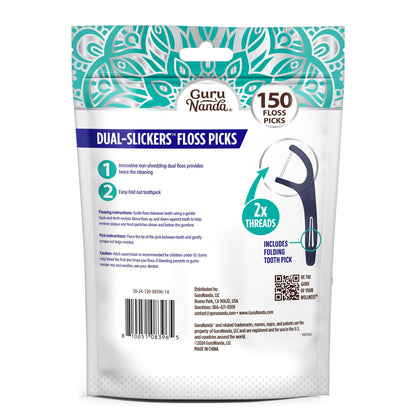 Dual-Slickers Floss Picks (150 count)