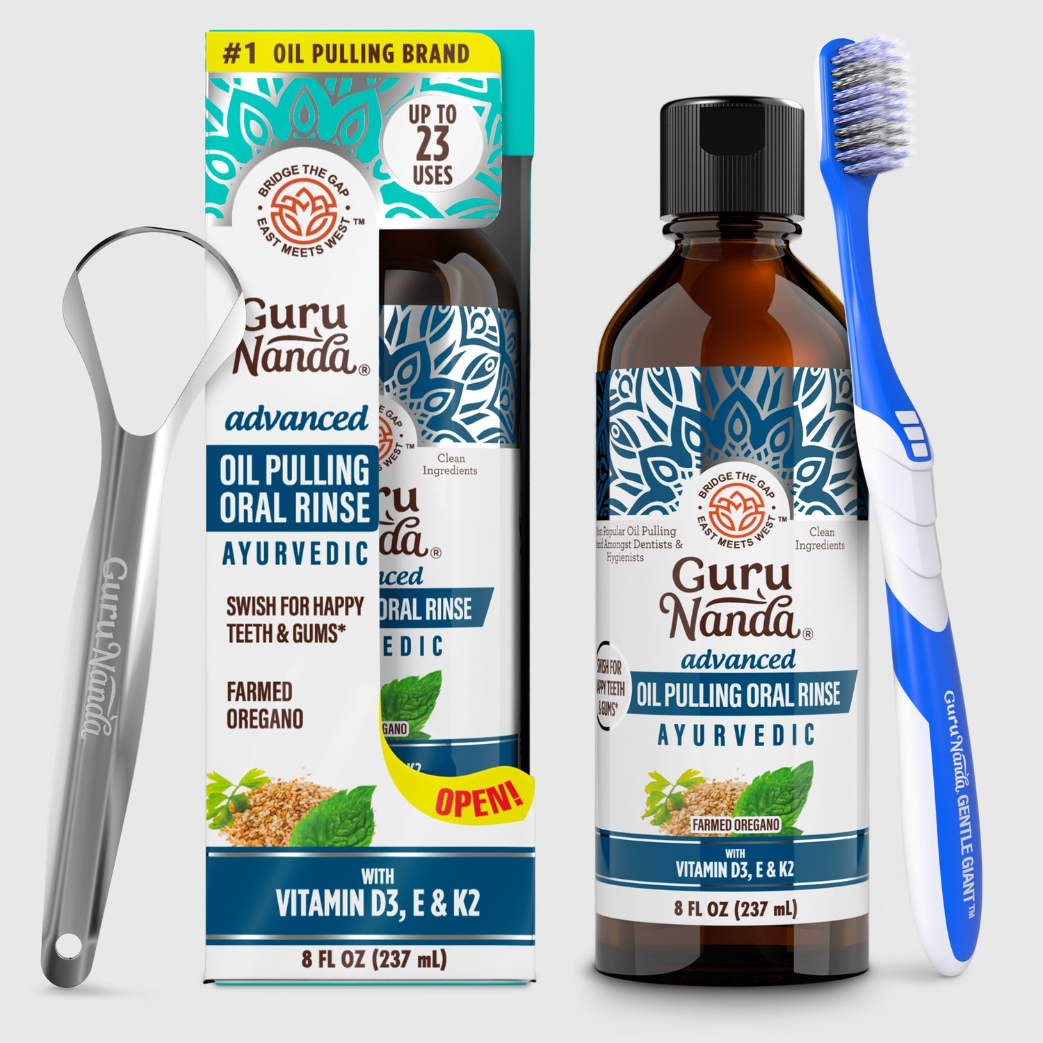 Advanced Oil Pulling with Sesame &amp; Oregano – 8 fl oz