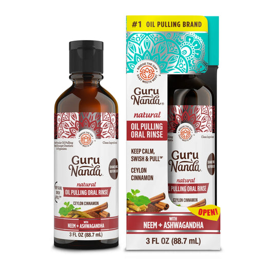Huile de massage cannelle et noix de coco, neem et ashwagandha, 237 ml - 1 paquet