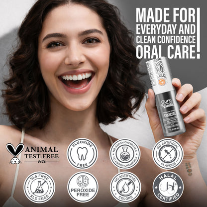 Potenciador de Pasta Dental con Carbón Activado al 5% – 29,5 ml