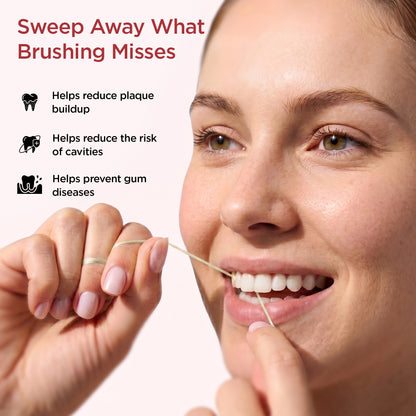 Cinnamon Flavored Expandable Dental Floss – 55 Yards