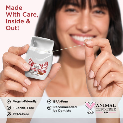 Cinnamon Flavored Expandable Dental Floss – 55 Yards