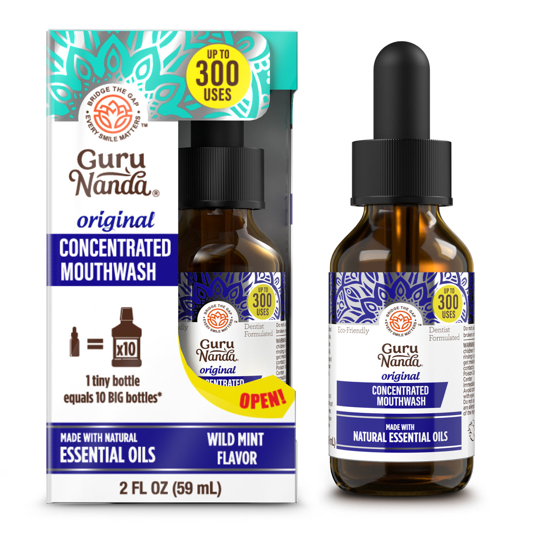 Concentrated Mouthwash, Wild Mint – 2 fl oz