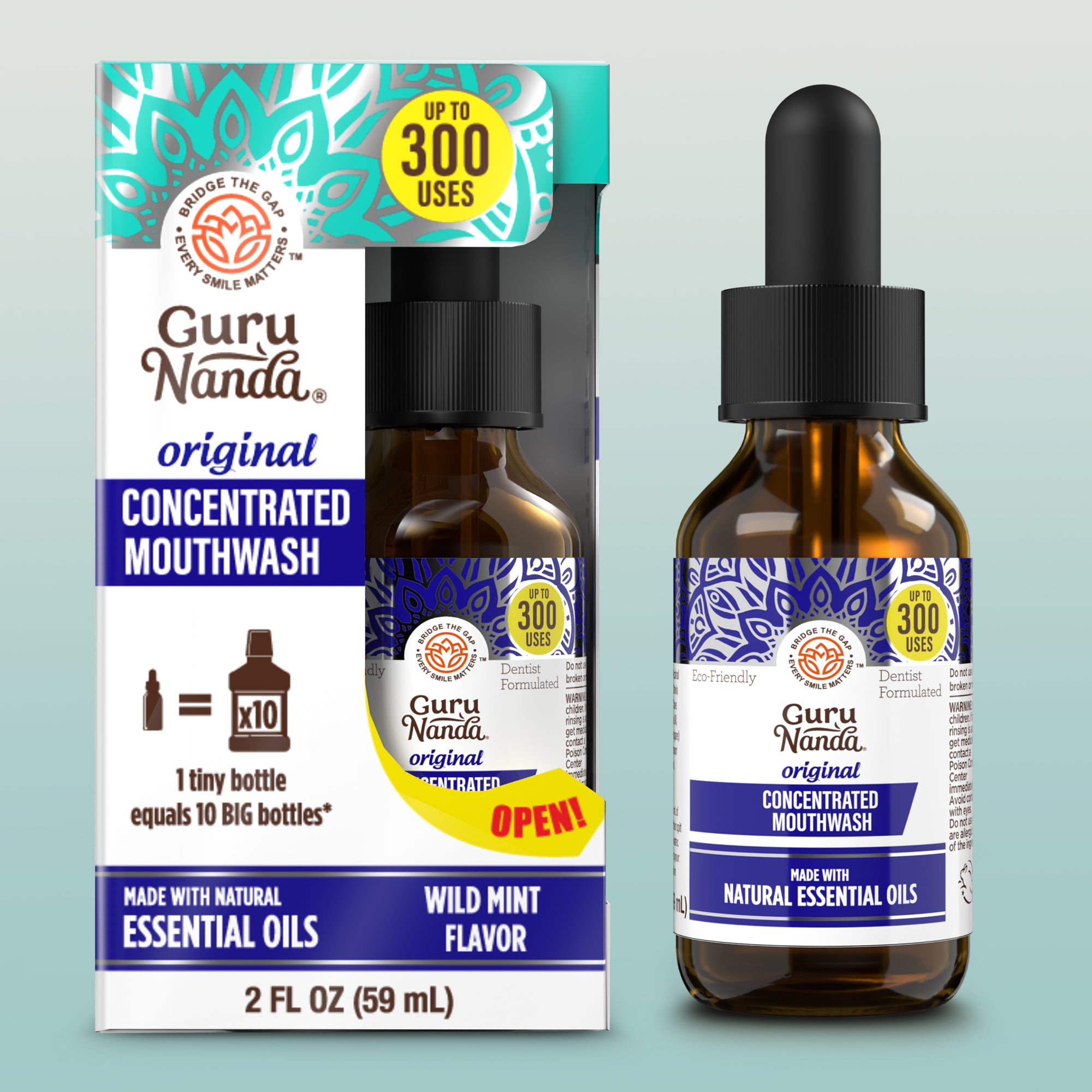 Concentrated Mouthwash, Wild Mint – 2 fl oz