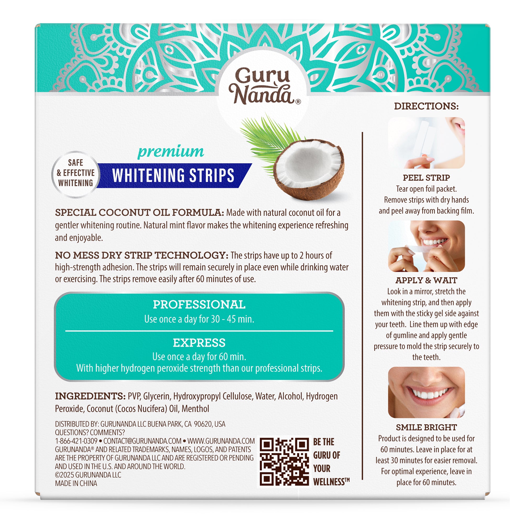 Whitening Strips – 30 Day Treatment