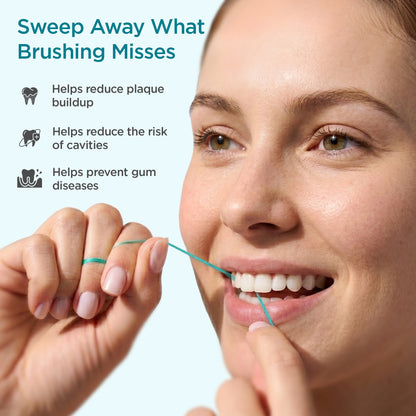 Hilo dental expandible con sabor a menta – 50,29 metros