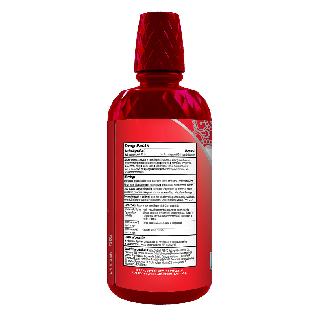 Therapeutic Formula Anti-Sore Oral Rinse Mouthwash - 1L