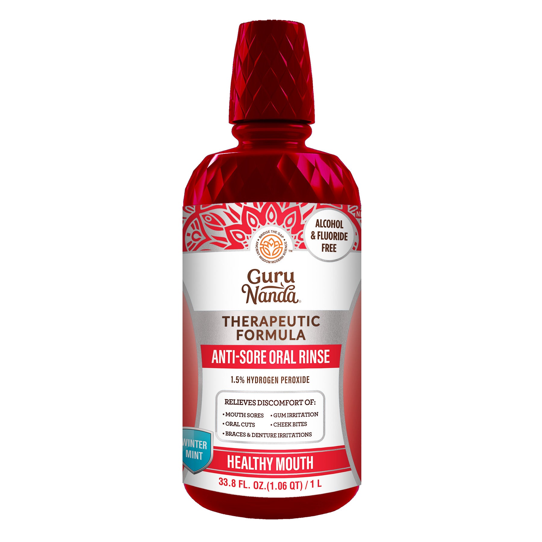 Therapeutic Formula Anti-Sore Oral Rinse Mouthwash - 1L