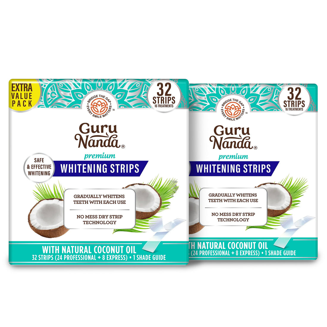 Whitening Strips 16 Day Treatment - 2 Pack