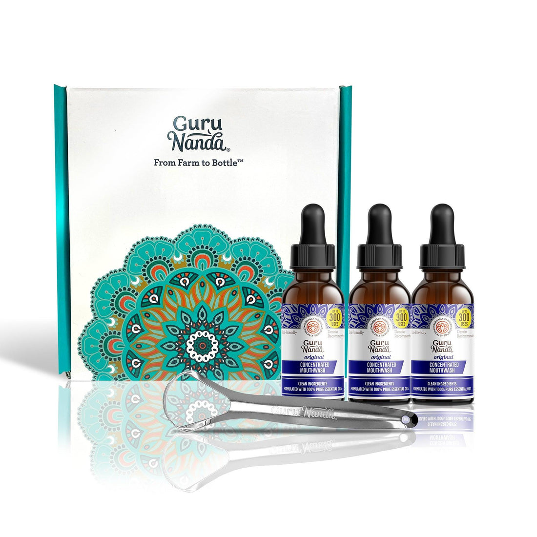 Enjuague bucal concentrado, 2 onzas líquidas - Paquete de 3