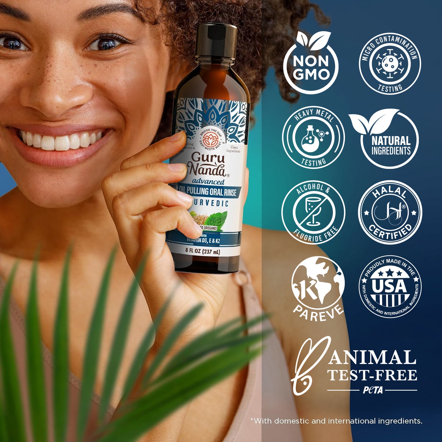 Advanced Oil Pulling with Sesame &amp; Oregano – 8 fl. oz.