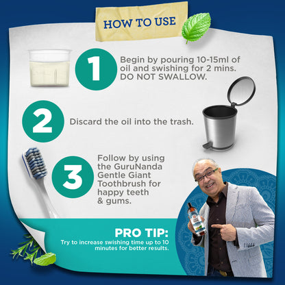 Aceite de extracción de fórmula avanzada para dientes y encías, 8 onzas líquidas (paquete de 3) 