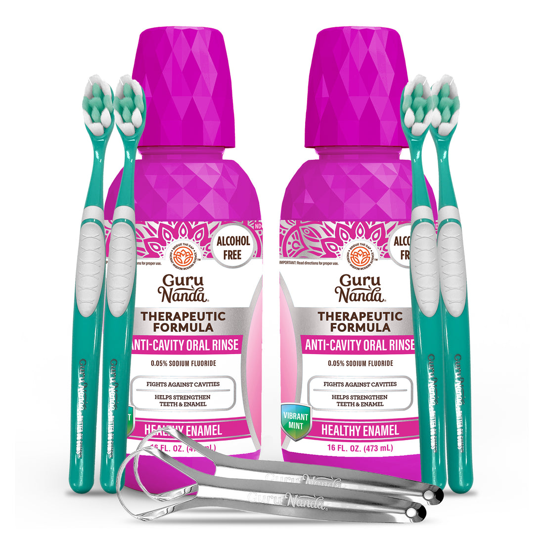 Therapeutic Formula Anti-Cavity Oral Rinse Mouthwash - 2 Pack