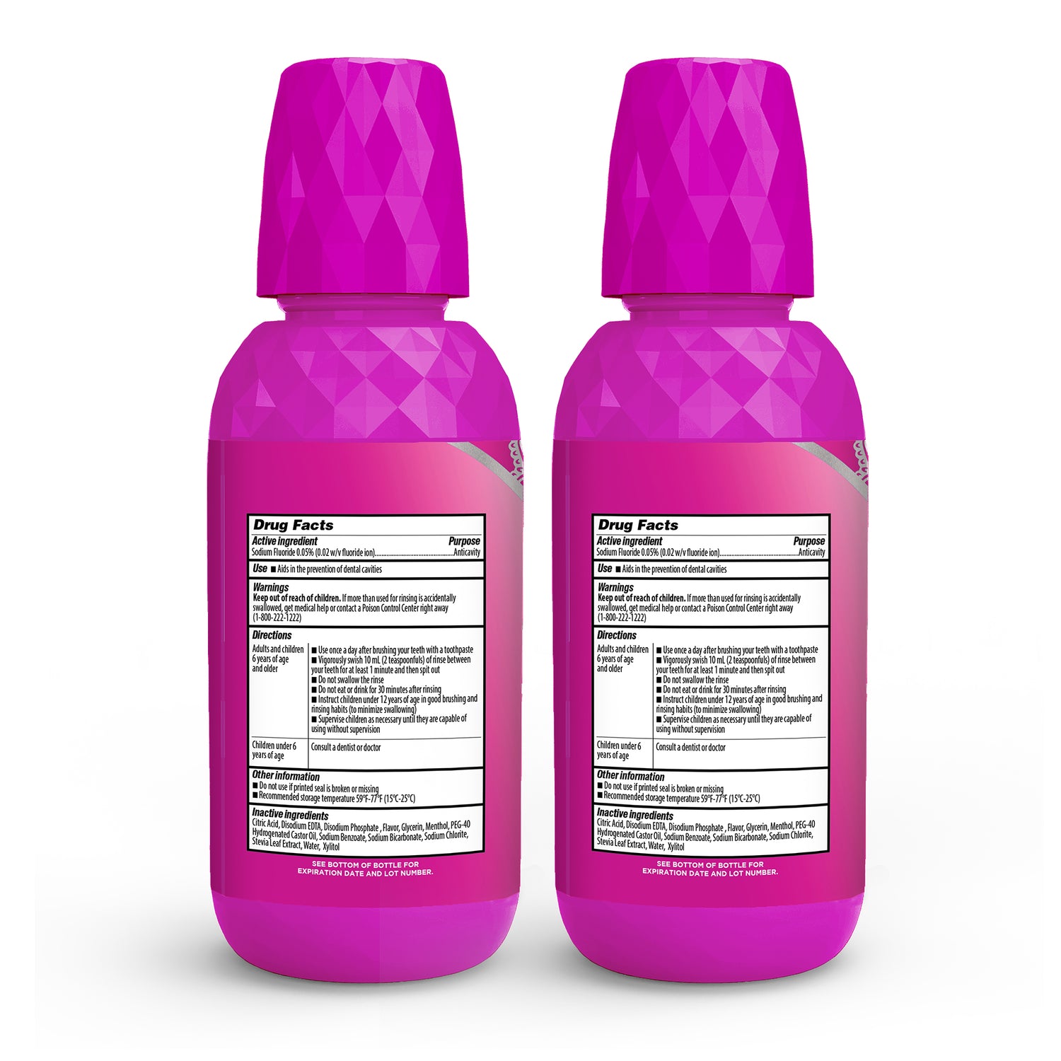 Therapeutic Formula Anti-Cavity Oral Rinse Mouthwash - 2 Pack