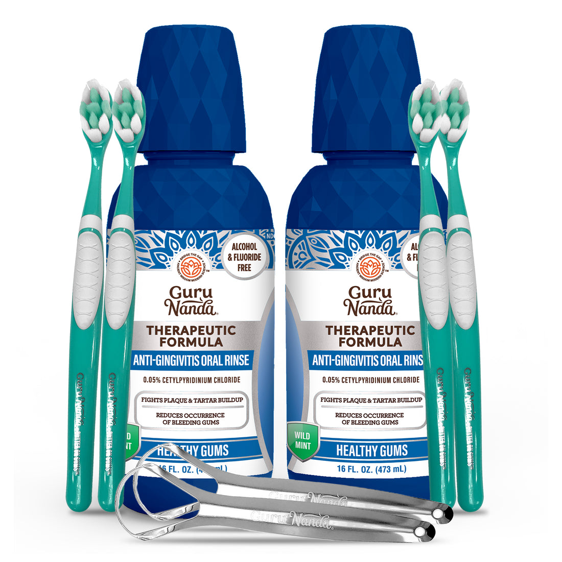 Therapeutic Formula Anti-Gingivitis Oral Rinse Mouthwash - 16 oz  - 2 Pack