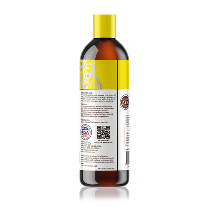 Aceite de ricino prensado en frío, 8 onzas líquidas