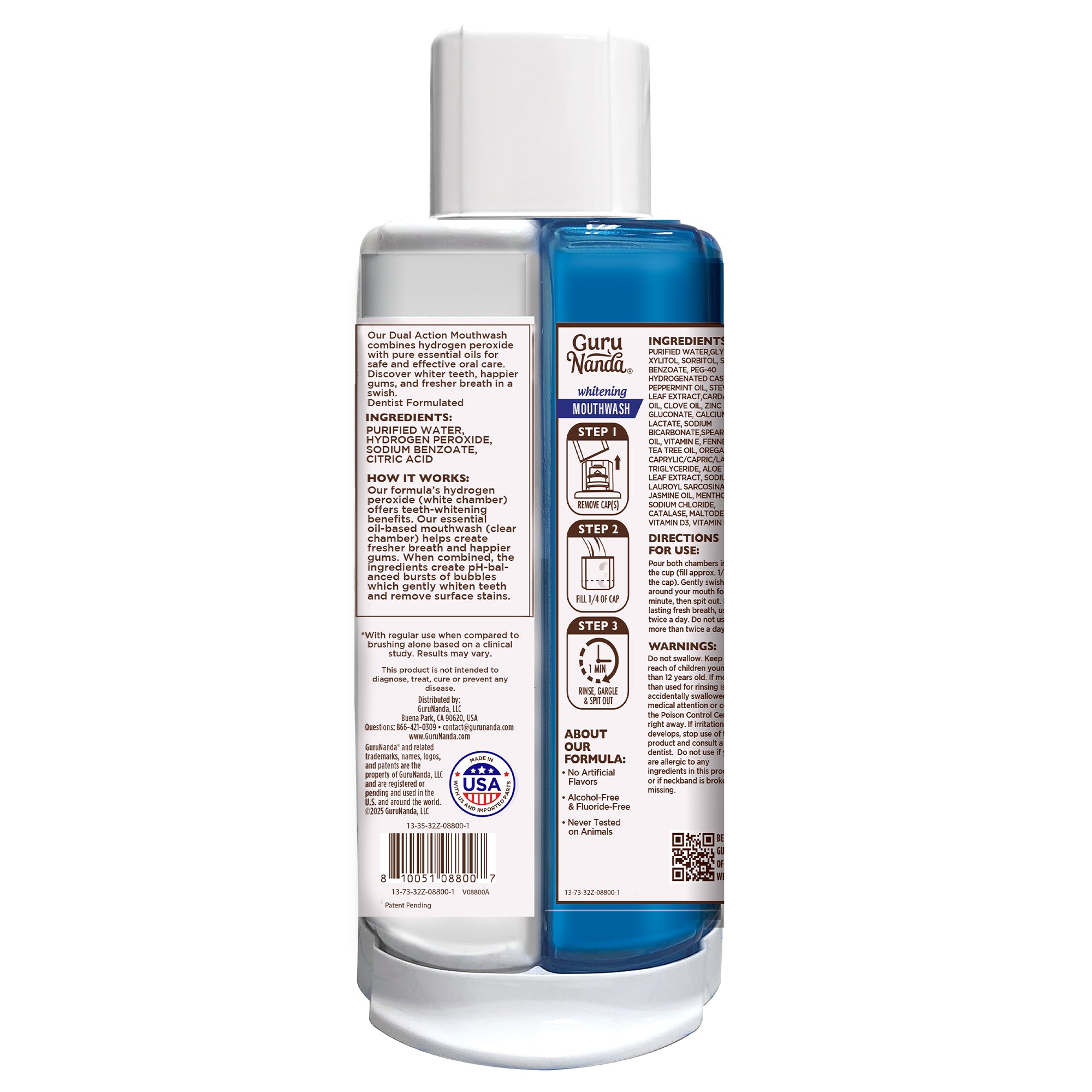 Dual Barrel Oxyburst Whitening Mouthwash, Value Size - 32 Fl Oz