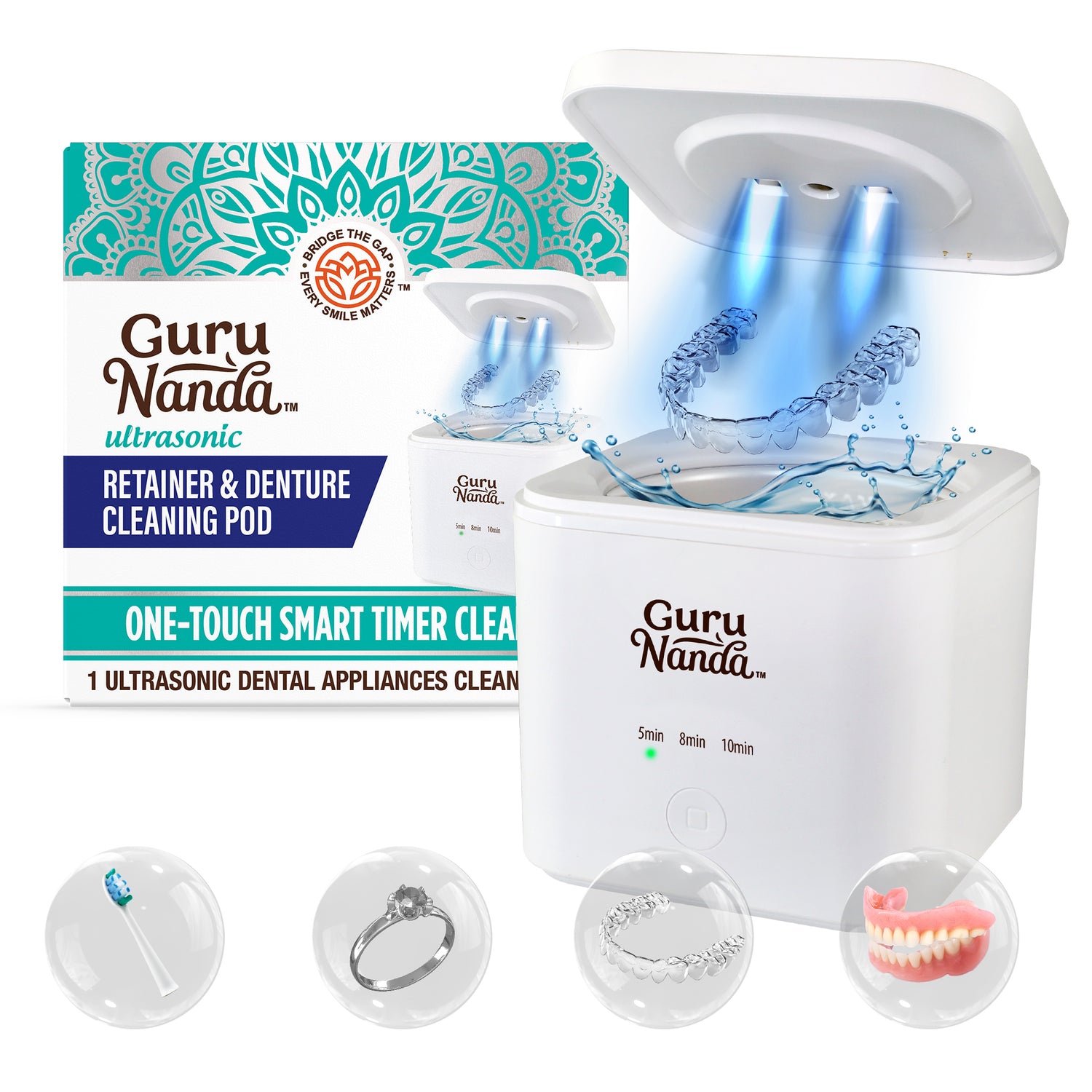 Retainer &amp; Denture Cleaning Pod