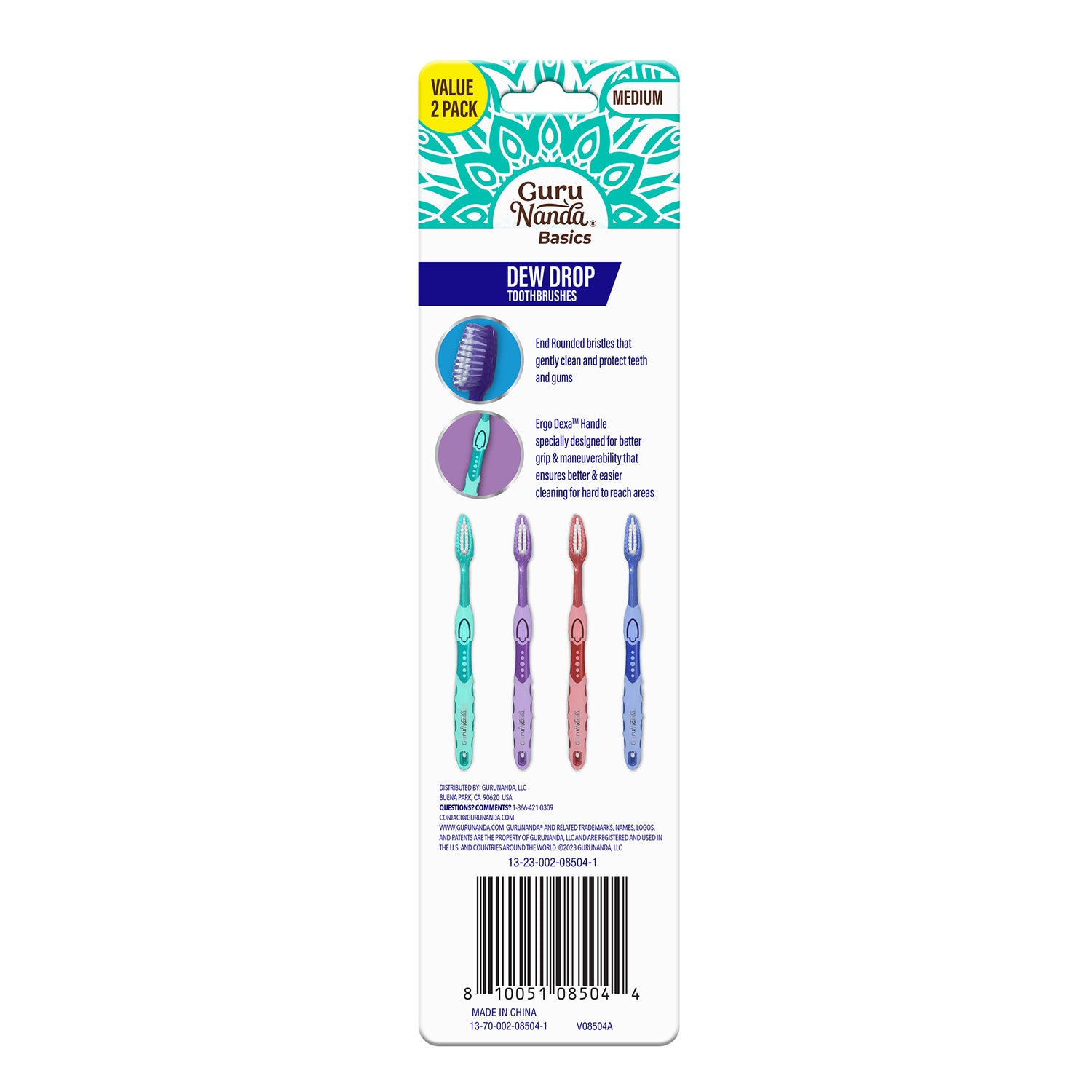 Dew Drop Toothbrushes ( 2 Pack)