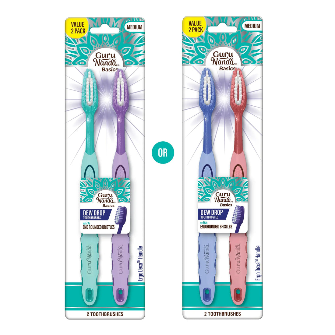 Dew Drop Toothbrushes ( 2 Pack)
