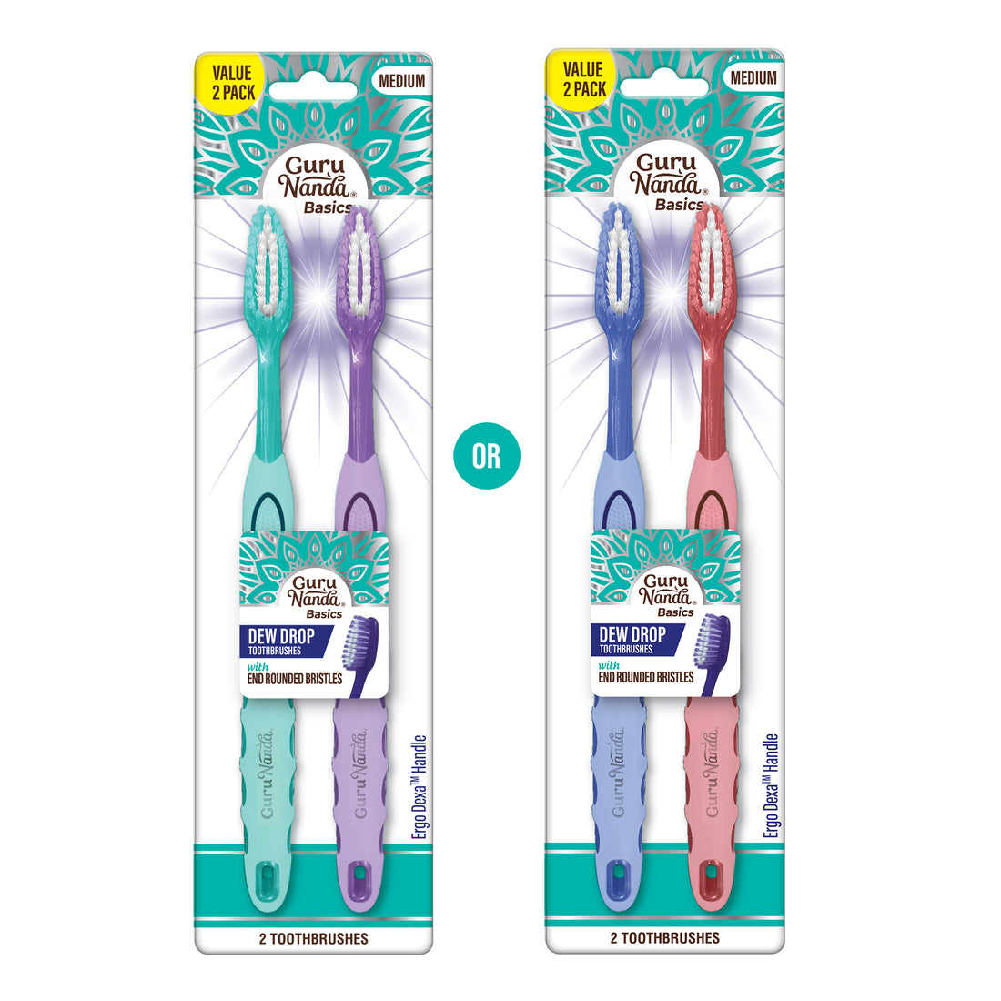 Dew Drop Toothbrushes ( 2 Pack)