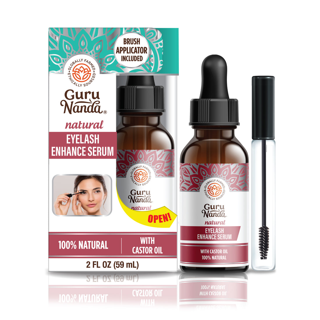 Natural Eyelash Enhance Serum - 2 oz