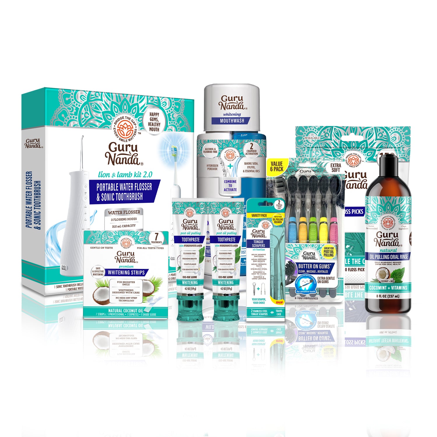 Régimen de 7 pasos del Gurú 2.0 para dientes y encías saludables