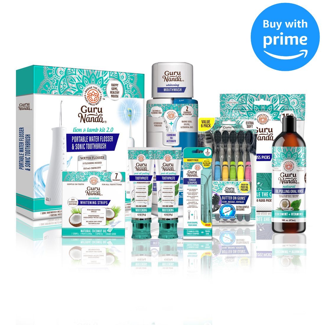 Régimen de 7 pasos del Gurú 2.0 para dientes y encías saludables