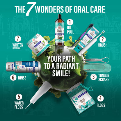 Régimen de 7 pasos del Gurú 2.0 para dientes y encías saludables