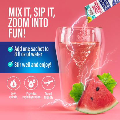 Liquid Hydration Electrolyte Drink Mix, Watermelon - 48 Count