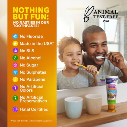 Dentifrice pour enfants au xylitol et à l&