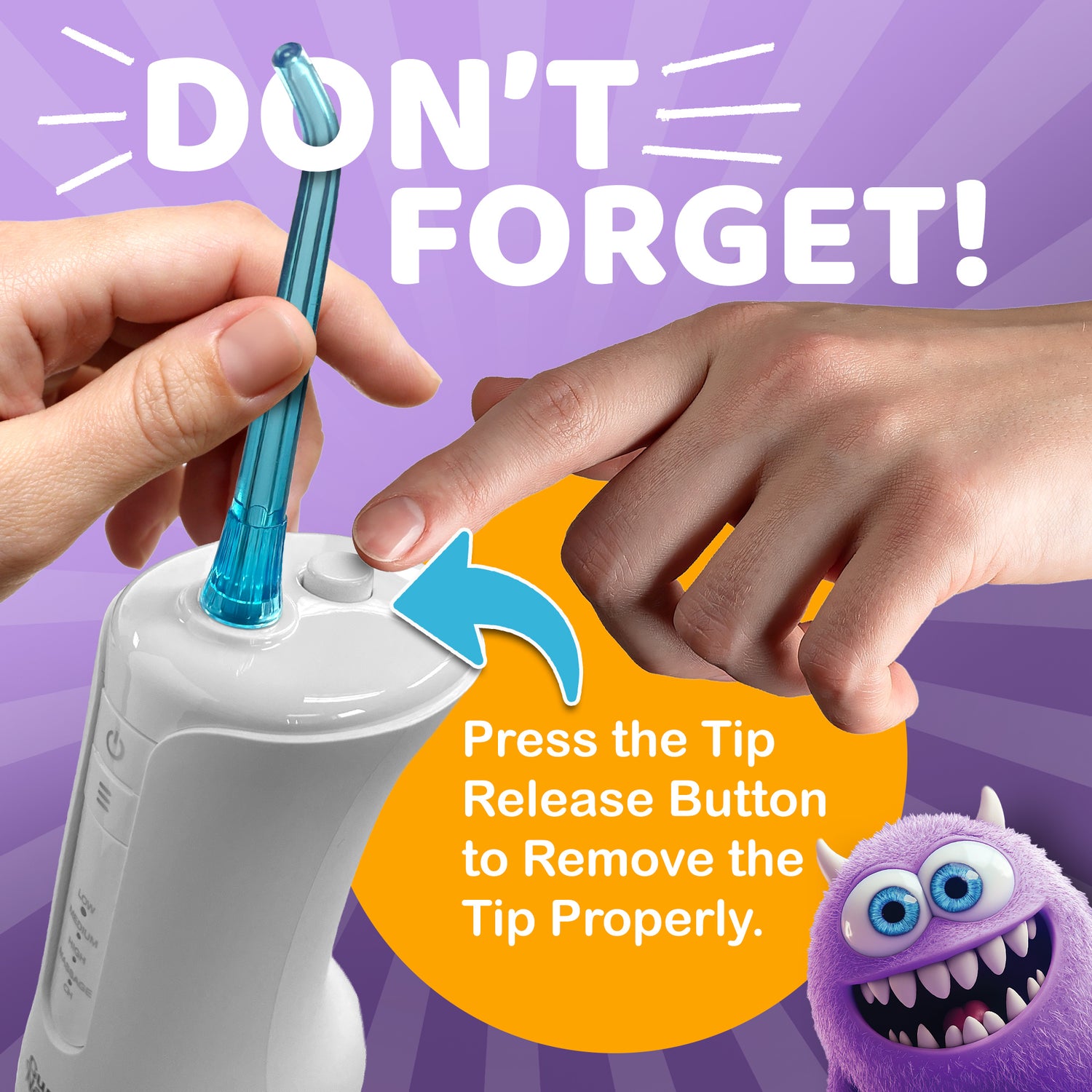 Irrigador bucal para niños (200 ml)