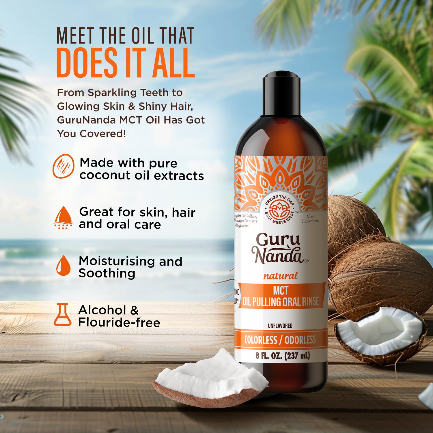 MCT Oil Pulling - 8 oz