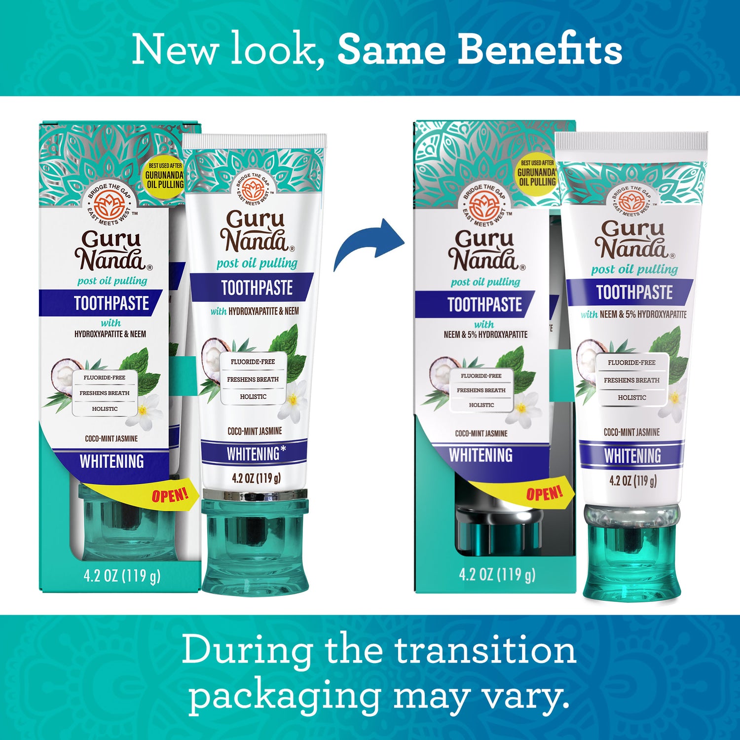 Fluoride Free Whitening Toothpaste with Hydroxyapatite