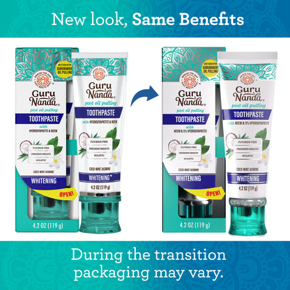 Fluoride Free Whitening Toothpaste with Hydroxyapatite