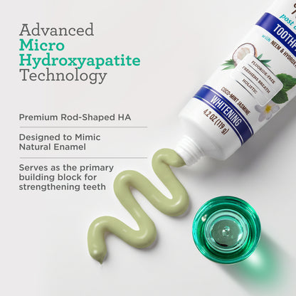 Dentifrice Blancheur Hydroxyapatite et Neem, Sans Fluorure – 120 g